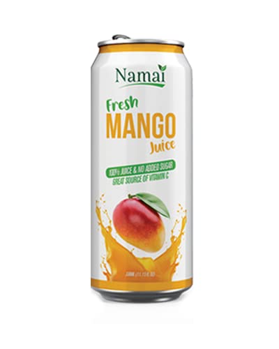 Namai Pure Mango Fruit Juice, No Added Sugar, 24-Pack