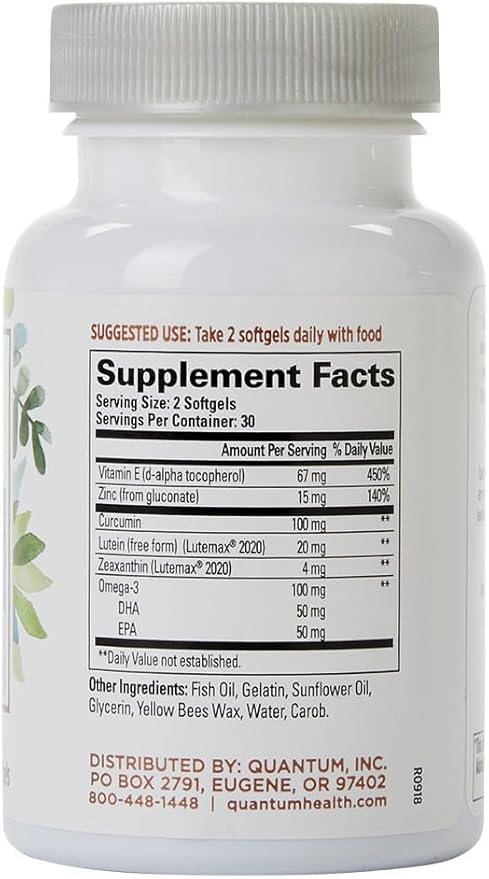 Quantum Health Digital Blue Eye Health, 60 Softgels