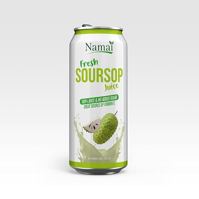 Namai Pure Soursop Juice, No Added Sugar, 24-Pack