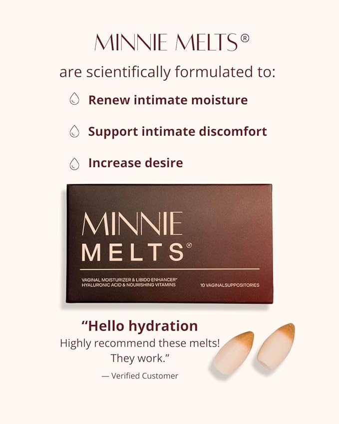 – Vaginal Moisturizer & Lubrication Suppositories – Hyaluronic Acid & Vitamin-Enriched Intimacy Support – Hydration & Comfort for Hormonal Balance, Perimenopause & Postpartum Wellness