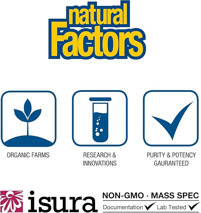 Natural Factors Lung, Bronchial & Sinus Health, Natural Supplement for Respiratory Health and Easy Breathing, 90 Tablets