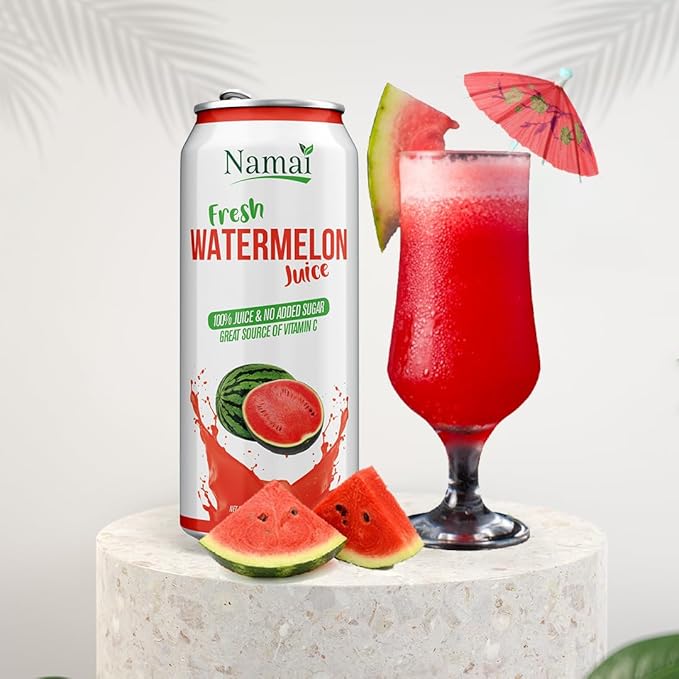 Namai Pure Watermelon Juice, No Added Sugar, 24-Pack