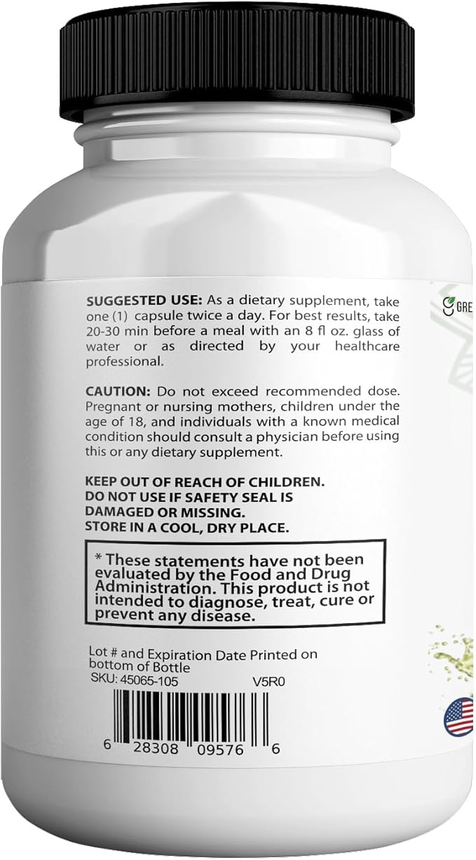 Nicoya PuraTea Max Green Tea Extract & Green Coffee Bean for Metabolism Support, Natural Energy Boost, Antioxidant-Rich Supplement – 60 Capsules