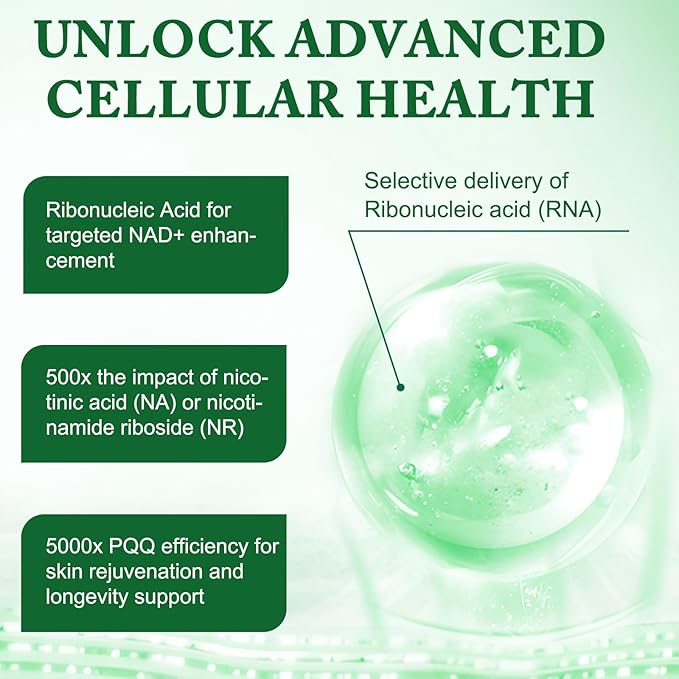NAD-Supplement,NAD Nicotinamide Riboside,Extra Strength NAD Alternative Liposomal,Boost NAD & Resveratrol + for Women & Men,Energy Anti-Aging,Cell Regeneration,120 Capsules