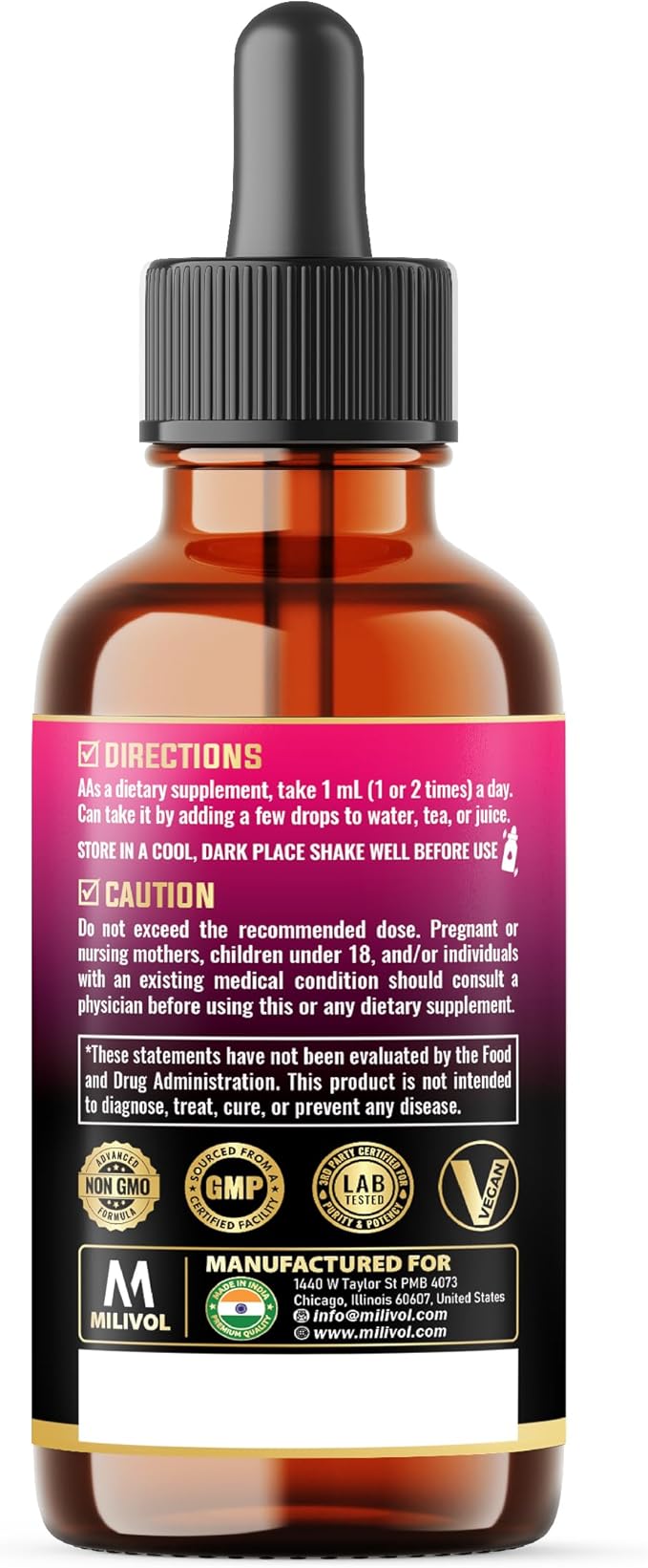11in1 Sea Moss Liquid Drops - Irish Sea Moss with Black Seed Oil, Ashwagandha & 8 Other - Supplement for Immune, Skin, Digestion - 2 Fl Oz - 60 Days