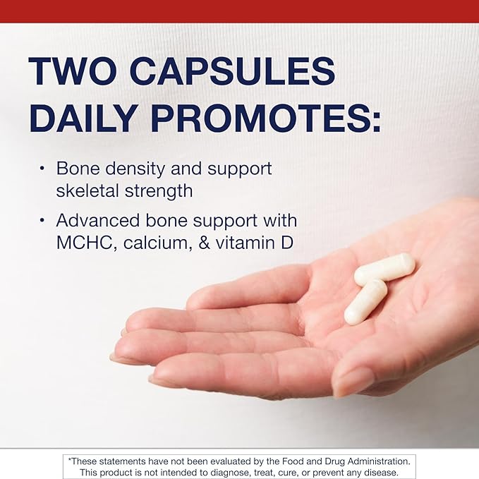 Metagenics Bone Builder Plus - MCHC Supplement - High-Absorption - 2000 IU Vitamin D - with Calcium & Phosphorus - Non-GMO & Gluten-Free - 180 Capsules