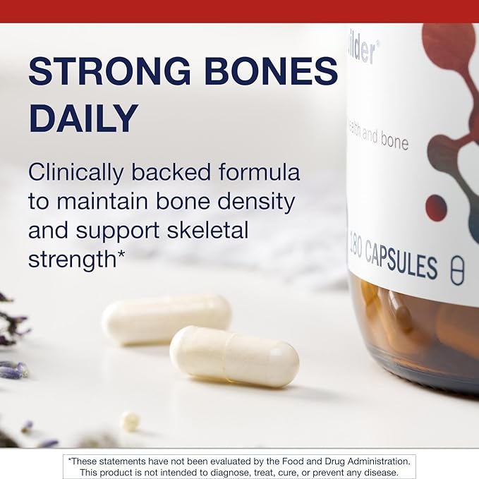 Metagenics Bone Builder Plus - MCHC Supplement - High-Absorption - 2000 IU Vitamin D - with Calcium & Phosphorus - Non-GMO & Gluten-Free - 180 Capsules