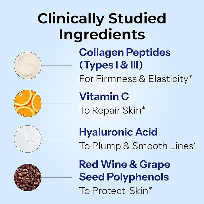 HUM Collagen Love Skin Supplement, Collagen Peptides Capsules with Hyaluronic Acid & Vitamin C, Supports Firm Skin & Helps Minimize Signs of Aging, Supplements for Women and Men, 90 Capsules