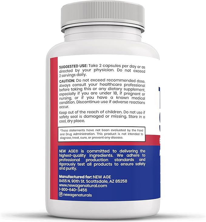 Thyroid Support Supplement for Women & Men with Iodine, B12, Zinc, Selenium, Ashwagandha, Bladderwrack, Turmeric, Schisandra - Non-GMO, Vegetarian - 180 Count