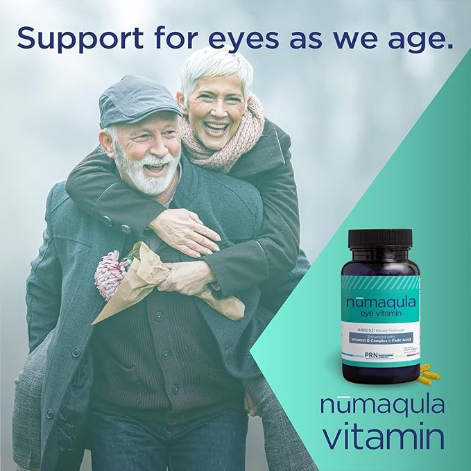 PRN nūmaqula Vitamin – AREDS2 Based Eye Vitamins with Lutein & Zeaxanthin for Advanced Macular Support – Unique Enhancements Like B Complex & Vitamin E for Extensive Eye Care- 3 Month Supply