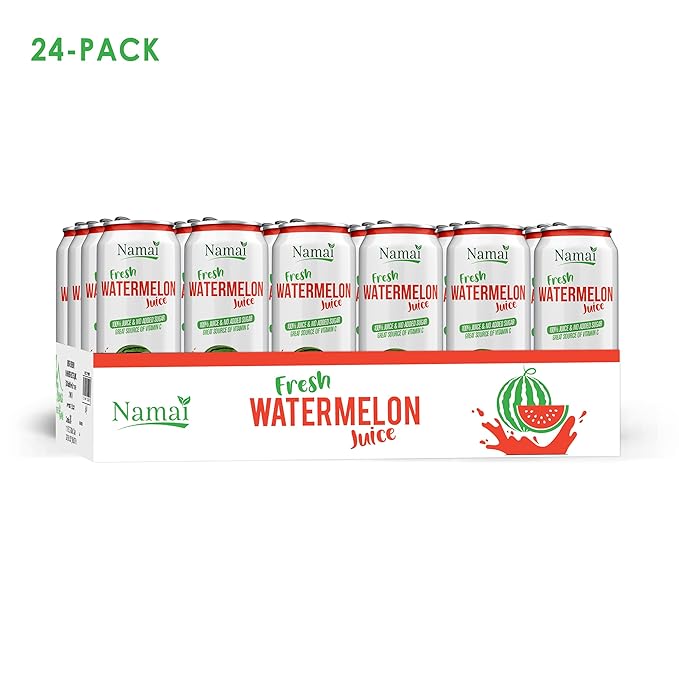 Namai Pure Watermelon Juice, No Added Sugar, 24-Pack