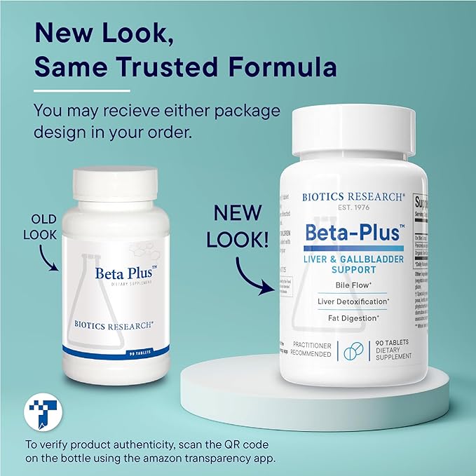 Biotics Research Beta-Plus™ Nutritional Ox Bile Salts Digestive Enzymes Supplement for Bile Production for No Gallbladder-Supports Overall Liver Function, Aids Fat Digestion, Supplies Betaine 90 Tabs
