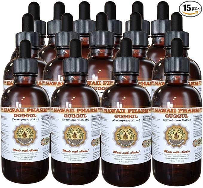 Guggul (Commiphora Mukul) Liquid Extract 15x4 oz