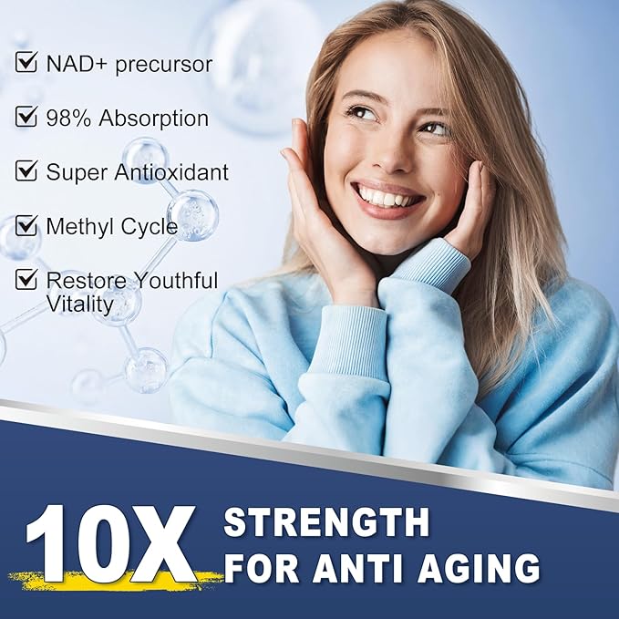 NAD Supplement Softgels 1700mg, Nad Supplements for Women & Men with Nicotinamide Riboside Quercetin Phytosome, Trans Resveratrol & TMG, Boost NAD Energy Anti-Aging Support 360-Count, 180 Days Supply