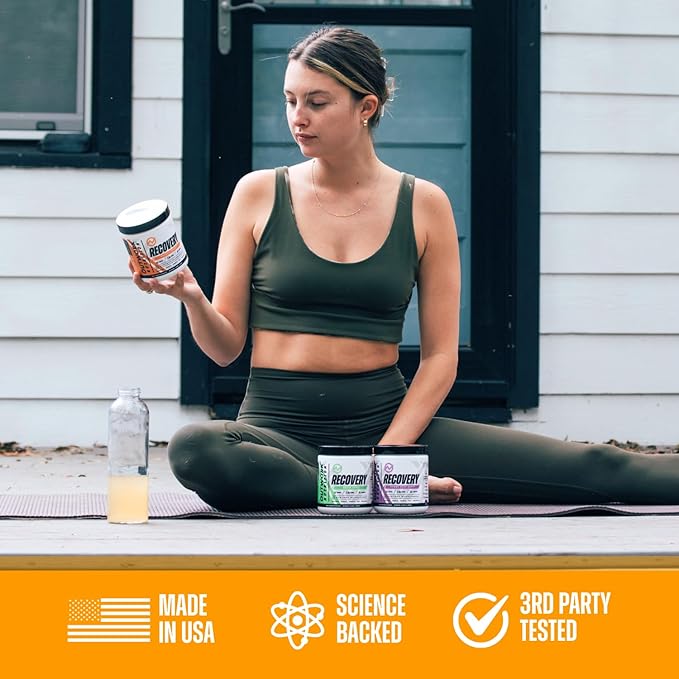Outwork Nutrition Post Workout Recovery Powder - Creatine Monohydrate, KSM-66 Ashwagandha & Tart Cherry - Speeds Recovery, Eases Soreness - Creatine Powder for Men & Women, Orange Sherbet, 230 Gr