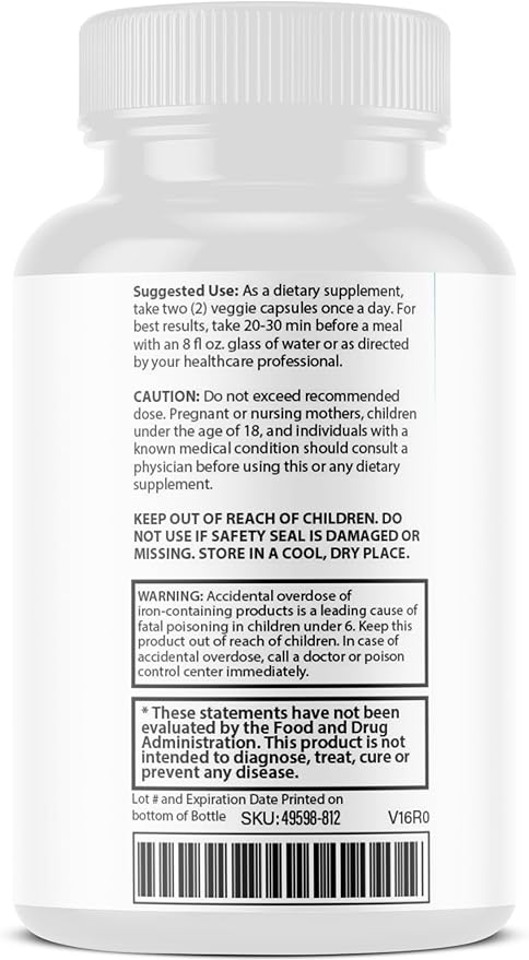 Neuro Surge Pro Brain Support Supplement, 60 Capsules, with Vitamins B6, D3, E, Selenium, L-Glutamine (1)