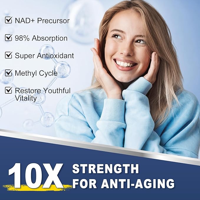 NAD Supplement Softgels 1700mg, Nad Supplements for Women & Men with Nicotinamide Riboside Quercetin Phytosome, Trans Resveratrol & TMG, Boost Energy & Anti-Aging Support 240-Count, 120 Days Supply