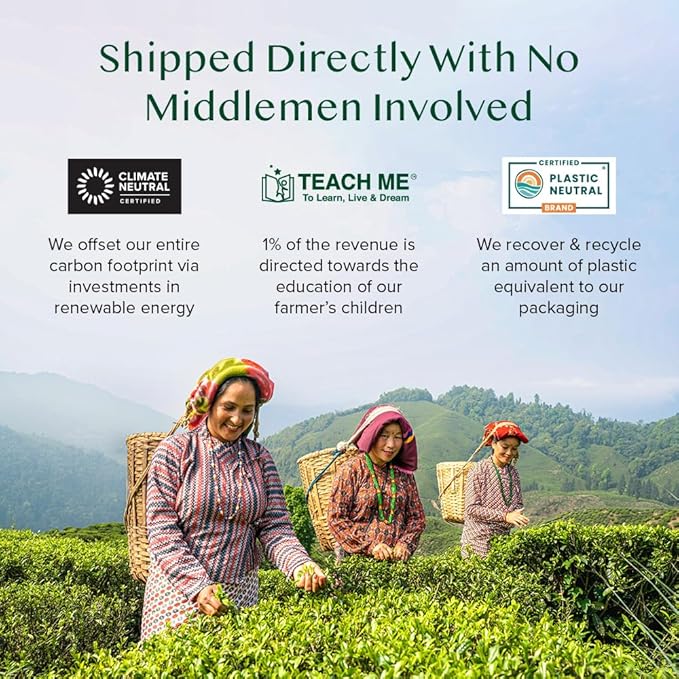 VAHDAM, Limited Edition - Turmeric Herbal Wellness Tea Gift Set - 6 Oprah's Favourite Turmeric Herbal Blends in Gift Box | Gluten Free, Non GMO | Gifts for Him/Her | Tea Gifts for Men & Women