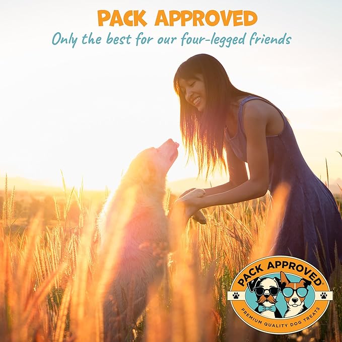Beef Tendons for Large Dogs & Medium Breeds - Digestible Chews & Dog Treats for Large Dogs - Single Ingredient Dog Chew Sticks - 7-10" (12ct)