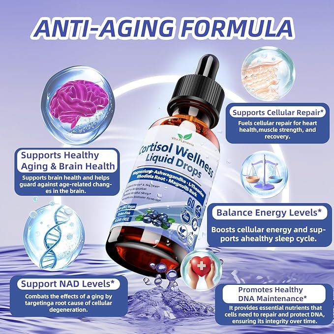 NAD Supplements for Women & Men, NAD Nicotinamide Riboside Resveratrol 900mg & Quercetin, Niacin, Collagen, Biotin, Liquid NAD Plus Supplement NR900 For Anti-Aging Skin Energy Longevity Focus Brain