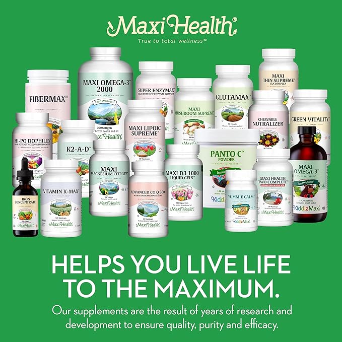 Maxi Health Kosher Vitamin D3 2000IU - Highly Absorbable Vitamin D Supplements for Healthy Immune Response, Calcium Absorption, Teeth & Bone Health - D3 Vitamin 2000 IU -180 Tablets