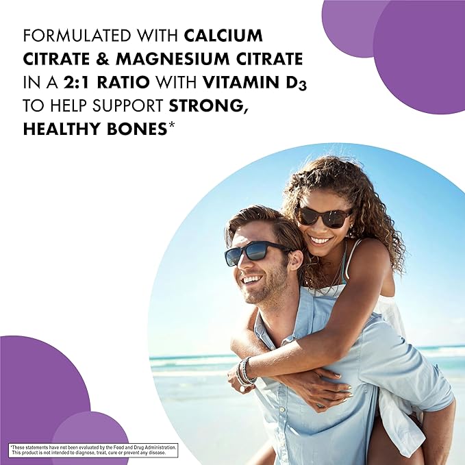 Bluebonnet Nutrition Liquid Calcium Magnesium Citrate & Vitamin D3 Daily Bone Support Supplement - Strawberry & Mixed Berry Bundle