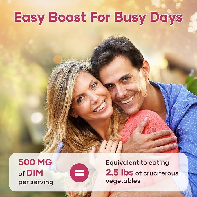 Liposomal DIM SGS Supplement - Hormone Supplement for Women & Men, Estrogen Supplements Contains Sulforaphane Glucosinolate, Vitamin E, Pomegranate Fruit - Support Detox and Antioxidant (2 Pack)