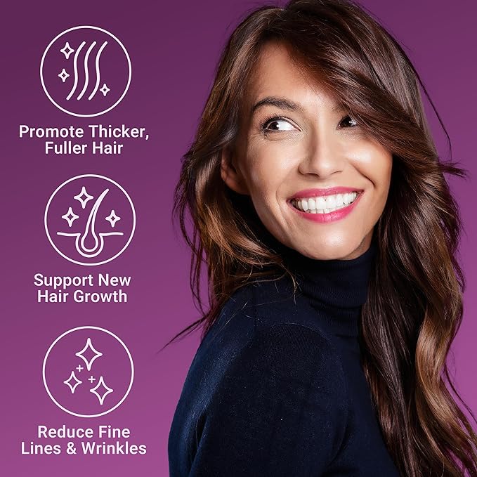 FORCE FACTOR Hair Growth Accelerator Capsules, Hair Growth Vitamins for Women & Men with Clinically Studied Lustriva & Biotin, Multivitamin to Support Healthy Hair, Reduce Fine Lines & Wrinkles, 90ct