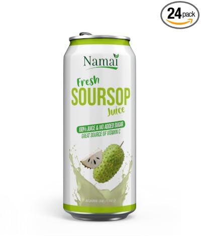 Namai Pure Soursop Juice, No Added Sugar, 24-Pack