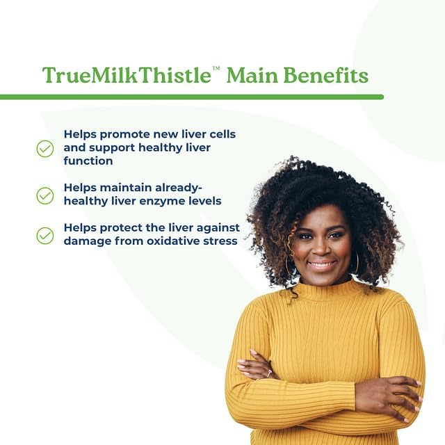 NatureCity TrueMilkThistle | Milk Thistle Supplement 525mg | Milk Thistle (80% silymarin) containing 420mg of Silymarin | Antioxidant Support | Liver Support Supplement | 60 Veggie Capsules