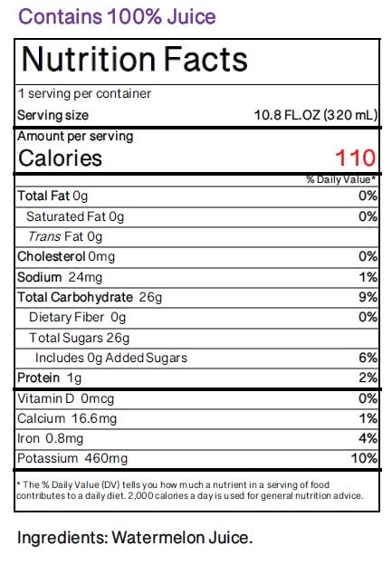 Namai Pure Watermelon Juice, No Added Sugar, 24-Pack