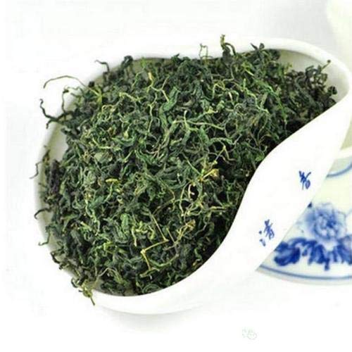 JQ Organic Seven Loose Leaf Jiaogulan Loose Tea 8oz-226g Natural Sweet Stemless Gynostemma Amachazuru Gynostemma Pentaphyllum Miracle Grass Southern Ginseng