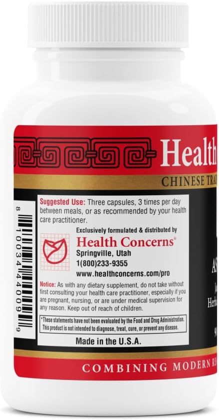 Health Concerns Astra C – Immune Support, Cold Prevention & Antioxidant Formula – Vitamin C, Zinc, Astragalus, Atractylodes, Rose HIPS & Acerola – Natural Chinese Herbal Supplement – 90 Capsules