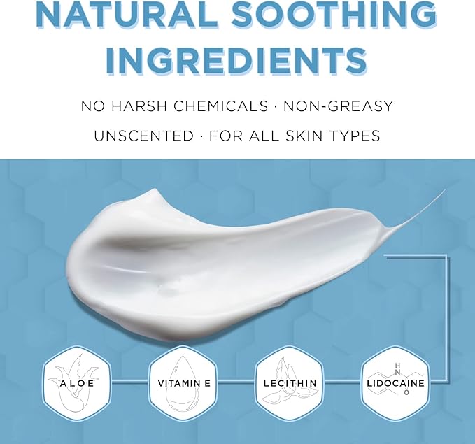 Clinical Resolution Numb Master 5% Lidocaine Numbing Cream Maximum Strength for Pain Relief, Fast Acting Topical Anesthetic Burn Itch Cream with Vitamin E and Aloe, OTC Hemorrhoid Treatment 4.20 Oz
