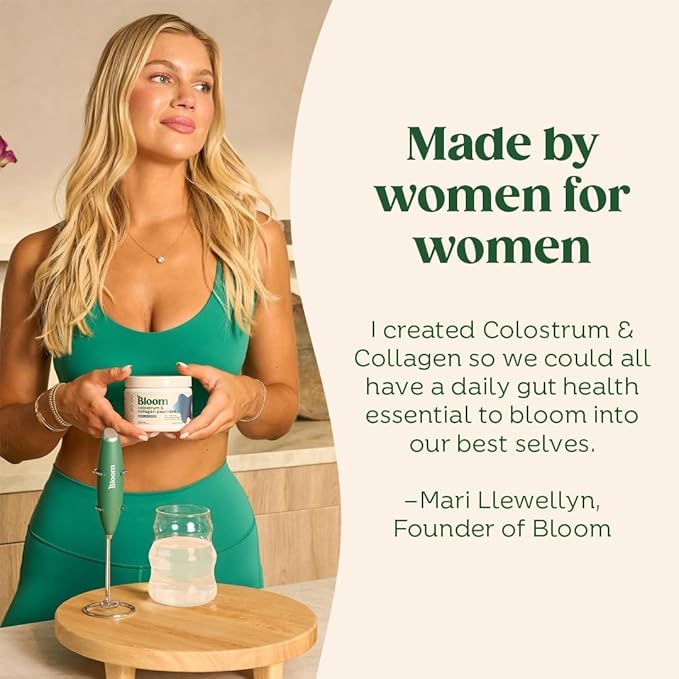 Bloom Nutrition Bovine Colostrum Powder for Gut Health, Immune Support, Hair Growth & Beauty Supplement, Gluten Free, Sugar Free | Orange Cream, 25 Servings