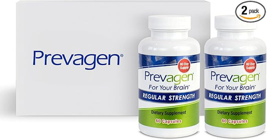 Prevagen Regular Strength - 120 Capsules (4 Month Supply) | Formulated for Your Brain | 10mg of Apoaequorin Plus Vitamin D3