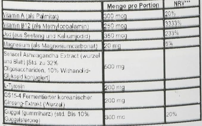 Life Extension Thyroid Support Complex - Thyroid Health Support Supplement with Vitamins A, B, Iodine, Magnesium, L-Tyrosine, Ashwagandha & Ginseng for Energy – Non-GMO, Gluten-Free - 60 Capsules