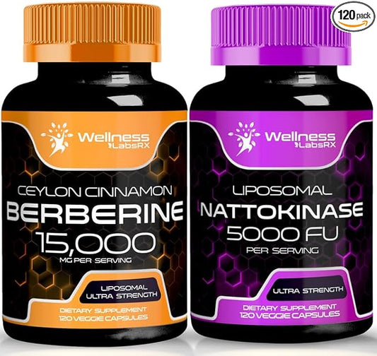 Nattokinase Supplement Capsules - 5000 FU - Enzymes from Pure Japanese Natto Extract, Heart and Immune Support