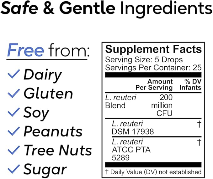 BioGaia Nurture & Grow for Toddlers | Ages 1+ | Liquid Probiotic | Allergen-Free | Triple-Benefit Probiotic for Kids | Digestive Health, Immune Support & Oral Health Protection | 25-Day Supply