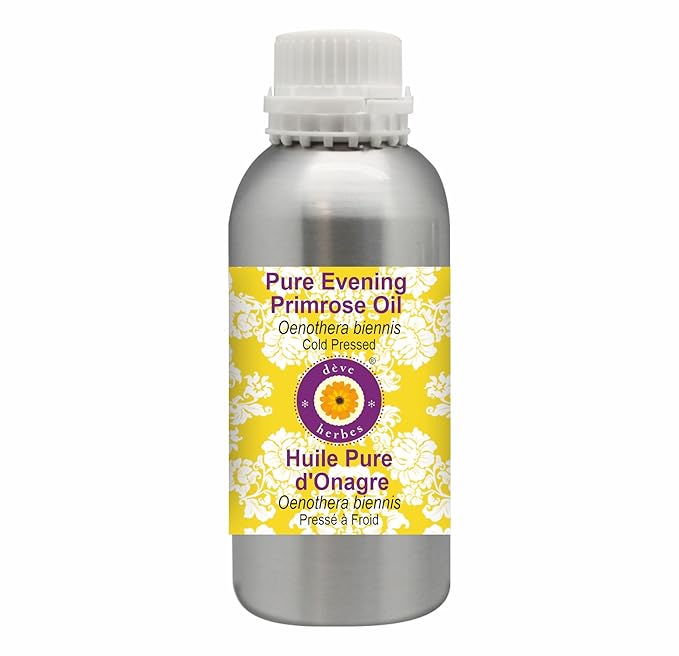 dève herbes Pure Evening Primrose Oil (Oenothera biennis) Cold Pressed 1250ml (42 oz)