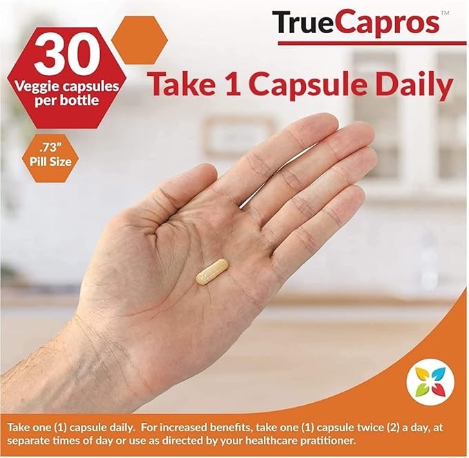 NatureCity True-Capros Amla Fruit Extract Supplement Polyphenol Antioxidant Power Supports Cardiovascular Heart Health (60 Veggie Capsules) Non-GMO Vegan Friendly and Soy Free