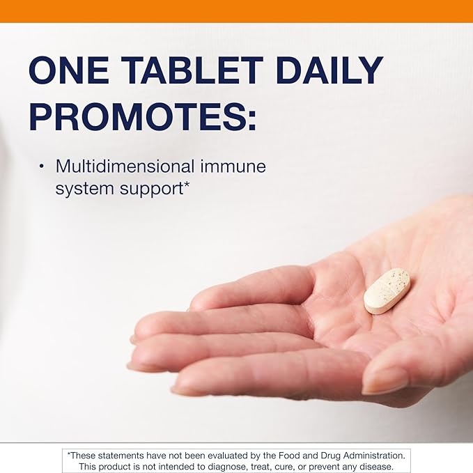 Metagenics ImmuCore, Multidimensional Support Supplement for Healthy Immune Function with Vitamin C, Vitamin D, Zinc and a Blend of Mushroom Extracts - 90 Tablets