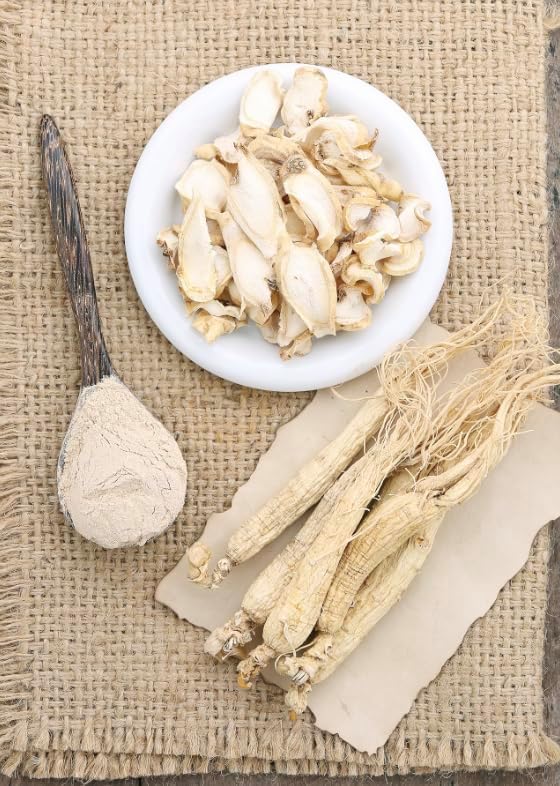 ENG American Ginseng Slices - Large Panax Ginseng Slices,4oz/Box Fresh Wisconsin Long Slice for Tea & Soup - Organic Ginseng for Men & Woman to Boost Immunity & Energy,花旗参/西洋参 (4 Ounce (Pack of 1))