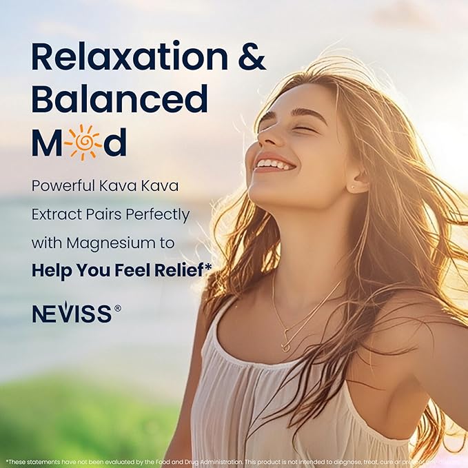 Kava Kava Gummies for Calm, Relaxation & Natural Sleep - with Magnesium, Ashwagandha, GABA, Vitamin B6 D3 - High Potency Kava Root Extract Supplement - Sugar-Free, Melatonin-Free - Vegan 60 Ct