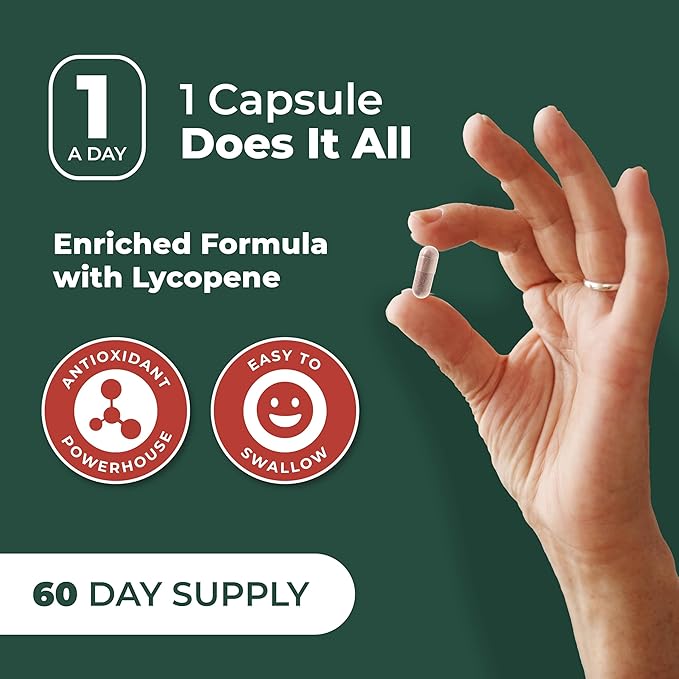 PurePremium Astaxanthin Supplements - Astaxanthin 24mg with Lycopene 50mg Antioxidants Supplement for Skin & Eye Health, Normal Joint Support & Immune System Support – Non-GMO - 60 Count