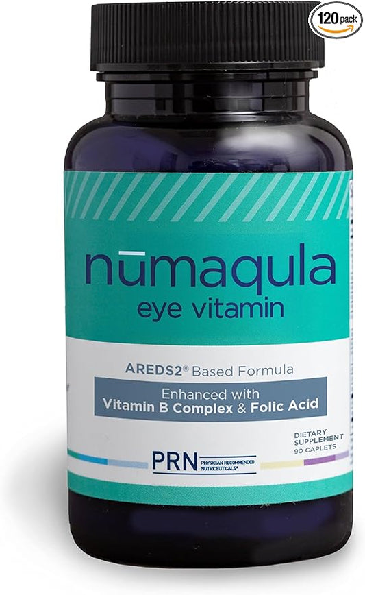PRN nūmaqula Vitamin – AREDS2 Based Eye Vitamins with Lutein & Zeaxanthin for Advanced Macular Support – Unique Enhancements Like B Complex & Vitamin E for Extensive Eye Care- 1 Month Supply