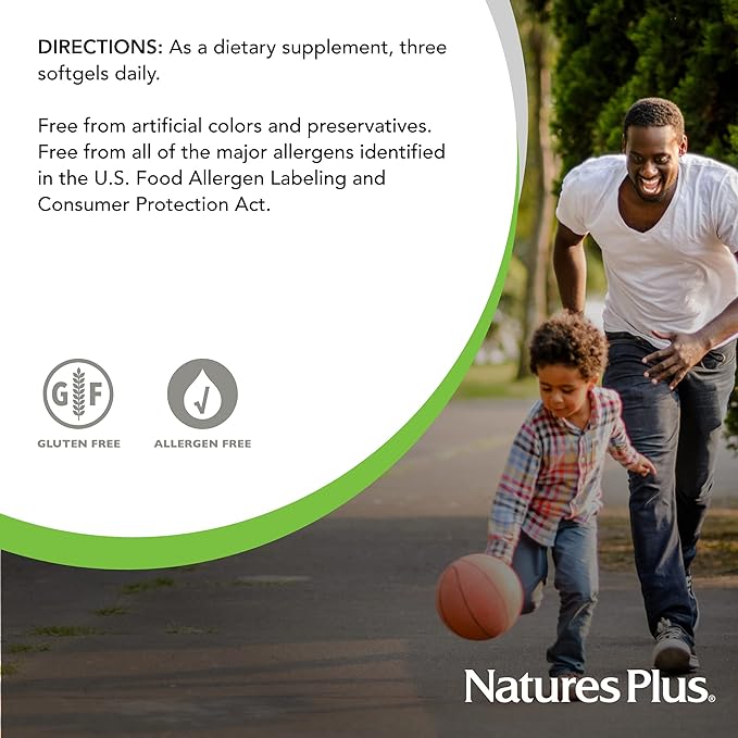 NaturesPlus Hema-Plex Iron - 60 Fast-Acting Softgels - 3 Pack - 85 mg Iron + Vitamin C & Bioflavonoids for Healthy Red Blood Cells - Gluten Free - 60 Total Servings