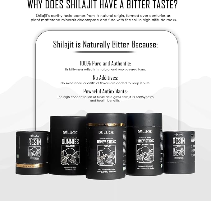 Pure Himalayan Shilajit Resin Gold (30g) | 600mg Premium Shilajit with KSM-66 Ashwagandha, Safed Musli, Gokshura | Boost Strength, Stamina & Immunity | Lab-Tested, Vegan, Gold Grade for Men & Women