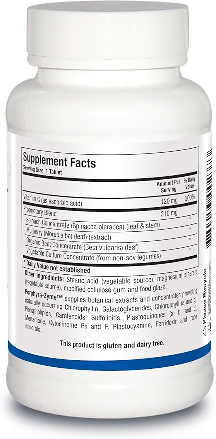 Biotics Research Porphyra Zyme Chlorophyll Concentrate, Heavy Metal Binding Capacity, Detoxification, 270 Tablets