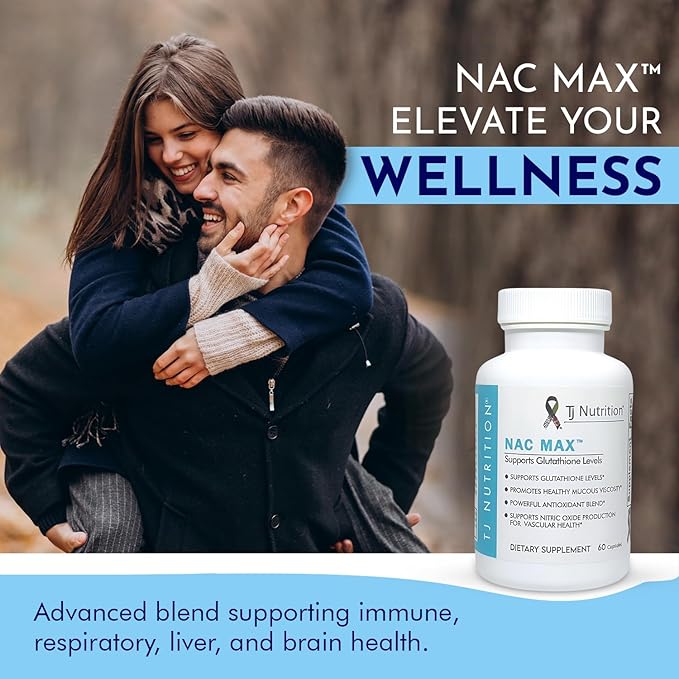 NAC MAX™ - The Ultimate N-Acetylcysteine Blend - supports immune system - respiratory health - liver health - better than NAC alone